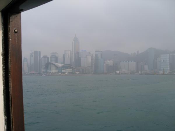 View from the Star Ferry returning to Hong Kong Island from Kowloon