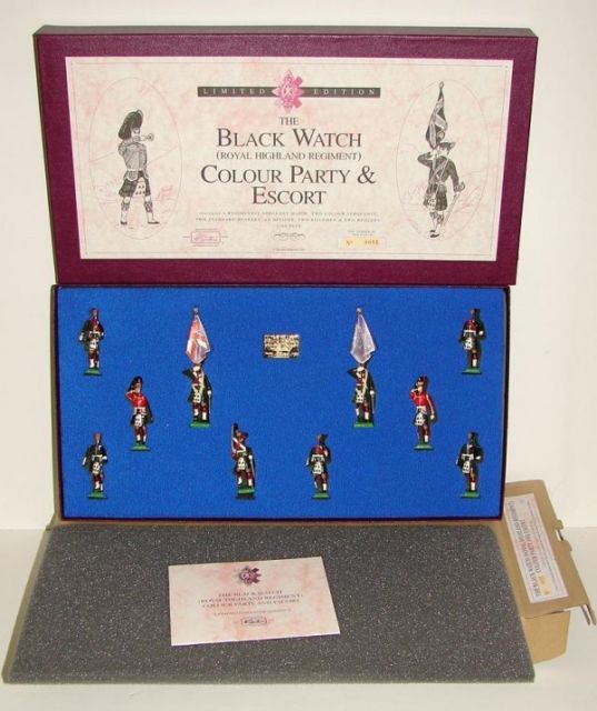 W. Britains Blackwatch Colour Party Limited Edition 5297