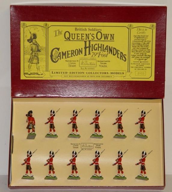 W. Britains Cameron Highlanders Limited Edition 5183