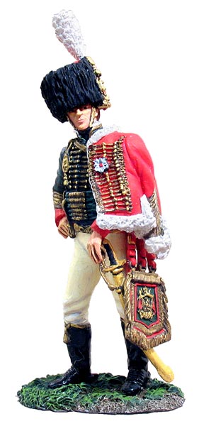 W. Britains Napoleonic French Chasseur a Cheval General Charles Lefebvre   Waterloo Campaign   1