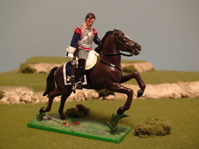 WA10 H - Wounded Trooper Mounted on Galloping Horse