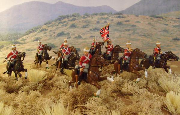 ZULU WAR    IST KINGS DRAGOON GUARDS CHARGE