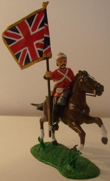 ZULU WAR    IST KINGS DRAGOON GUARDS STANDARD BEARER