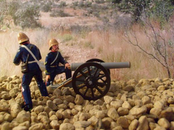 ZULU WAR   MOUNTAIN ARTILLERY SCREW GUN