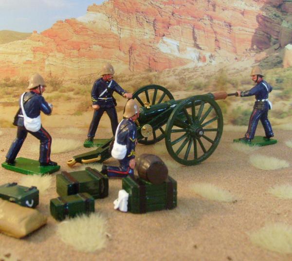 ZULU WAR   RHA GUN TEAM